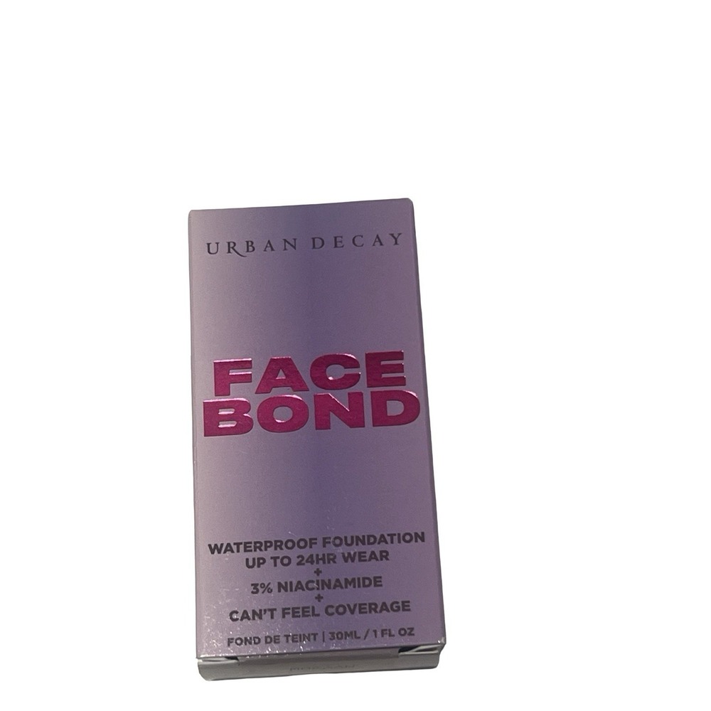 URBAN DECAY FACE BOND WATERPROOF FOUNDATION UP TO 24HR 37 DEEP NEUTRAL 1 OZ